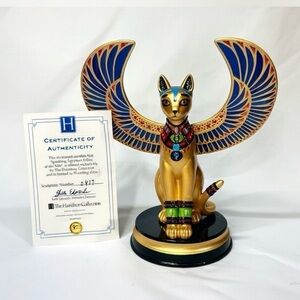 The Hamilton Collection ~ Sparkling Egyptian Feline of the Nile ~ NWB ~ # 0417